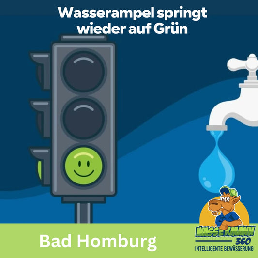 Wasserampel springt wieder auf Grün