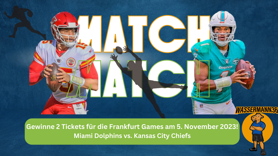 Gewinne 2 Tickets für die Frankfurt Games am 5. November 2023!  Miami Dolphins vs. Kansas City Chiefs