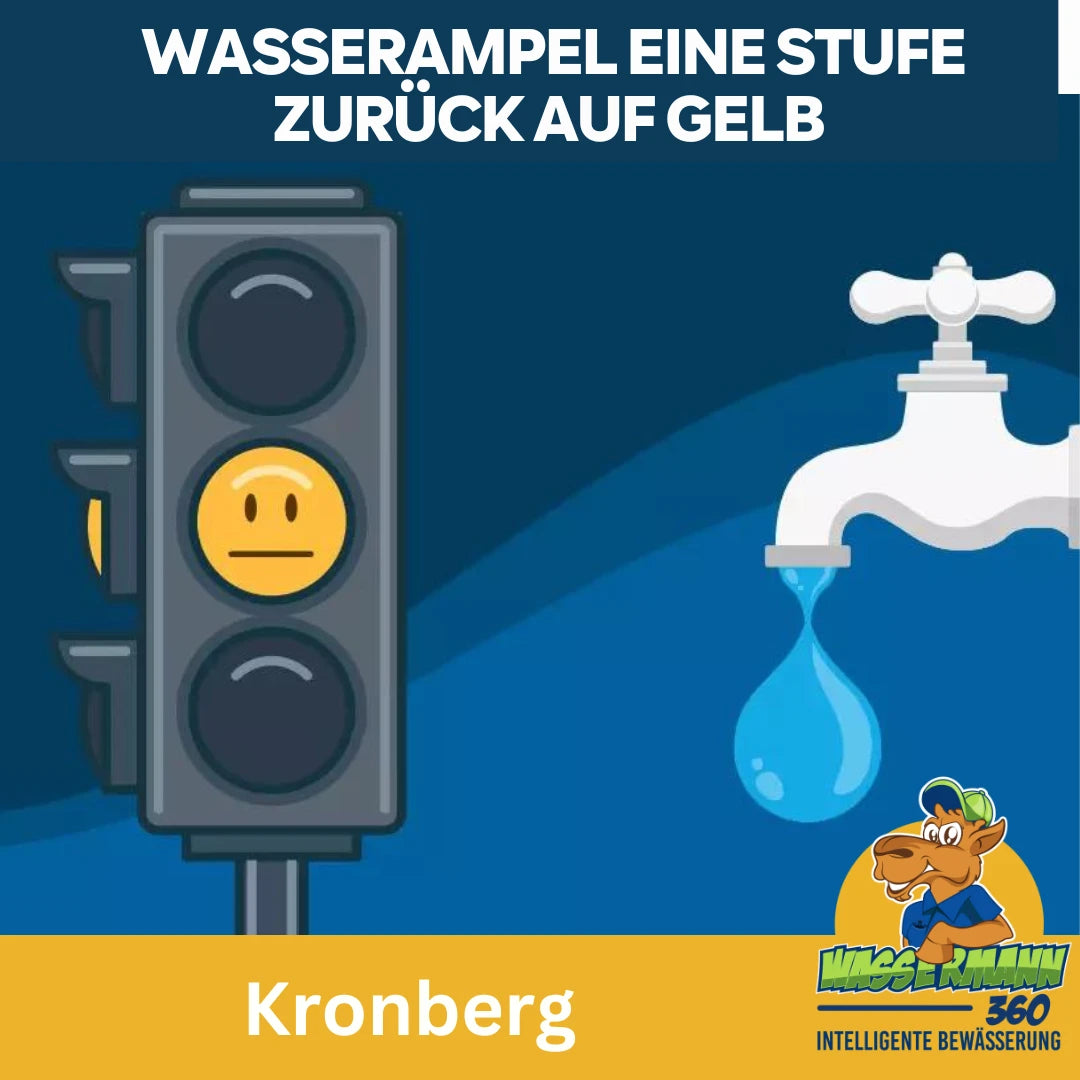Wasserampel in Kronberg zurück auf Gelb - Sparsamer Umgang mit Trinkwasser weiterhin geboten